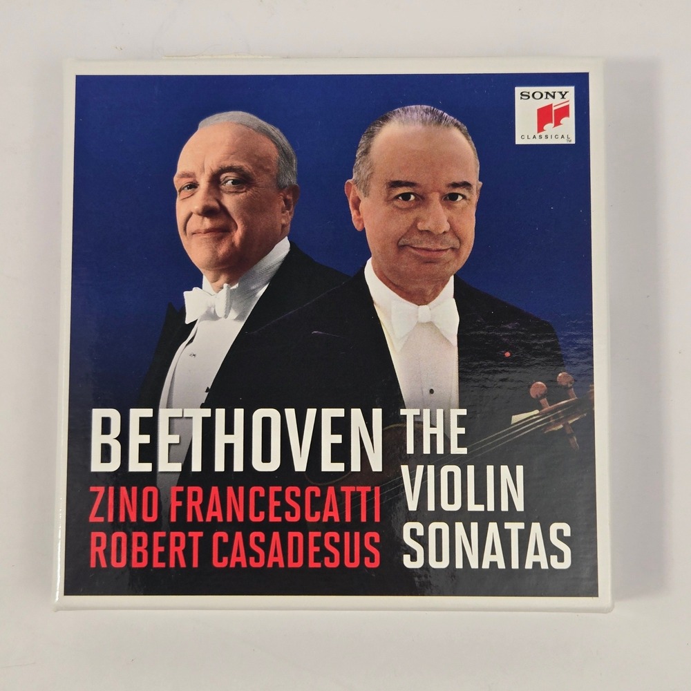 Sony Beethoven The Violin Sonatas Zino Francescatti Robert Casadesus CD Box Set